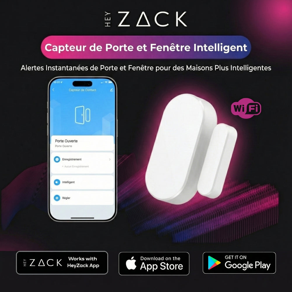 Capteur intelligent de porte/fenêtre (WIFI)