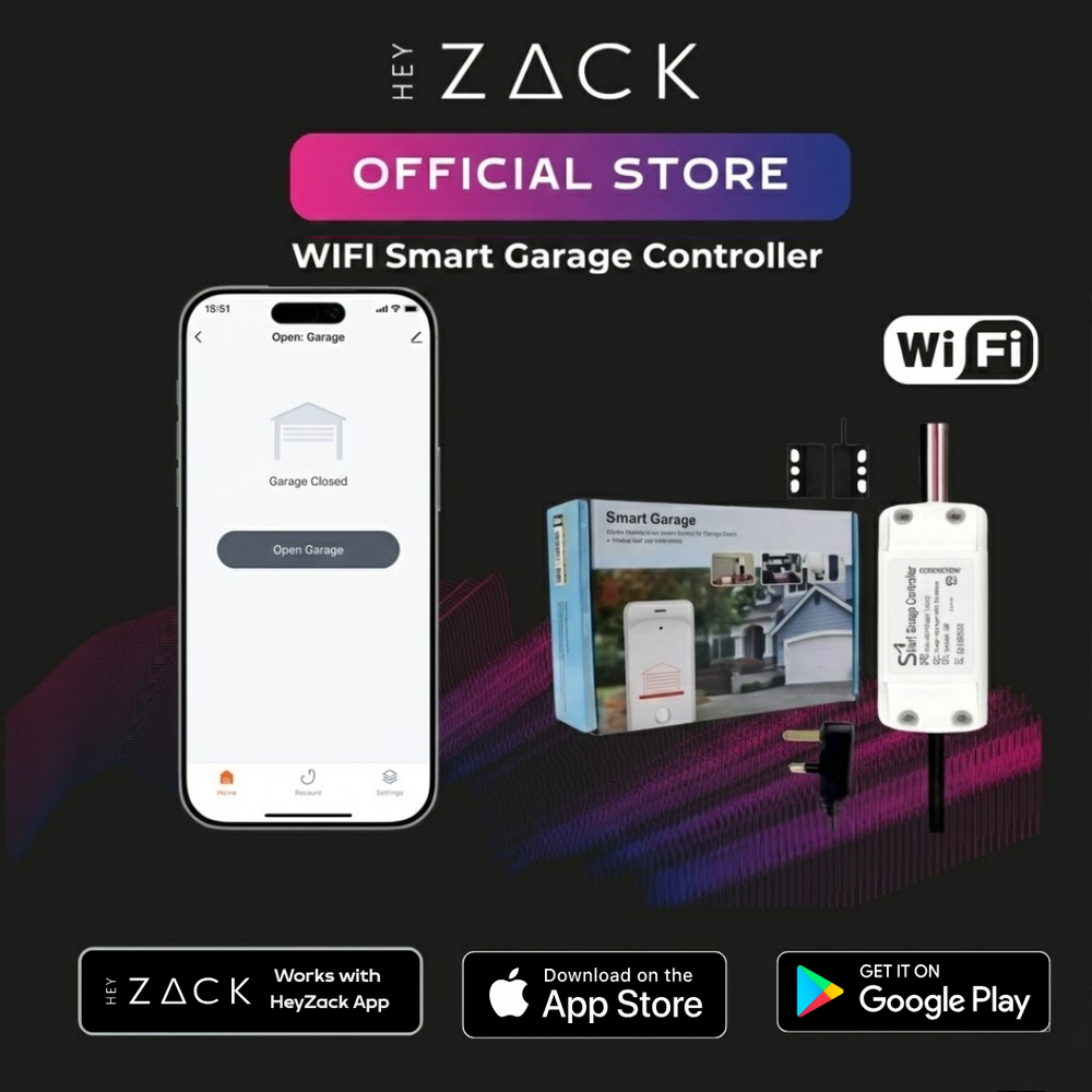 WIFI Smart Garage Controller (dry contact motor controlled garage doors)