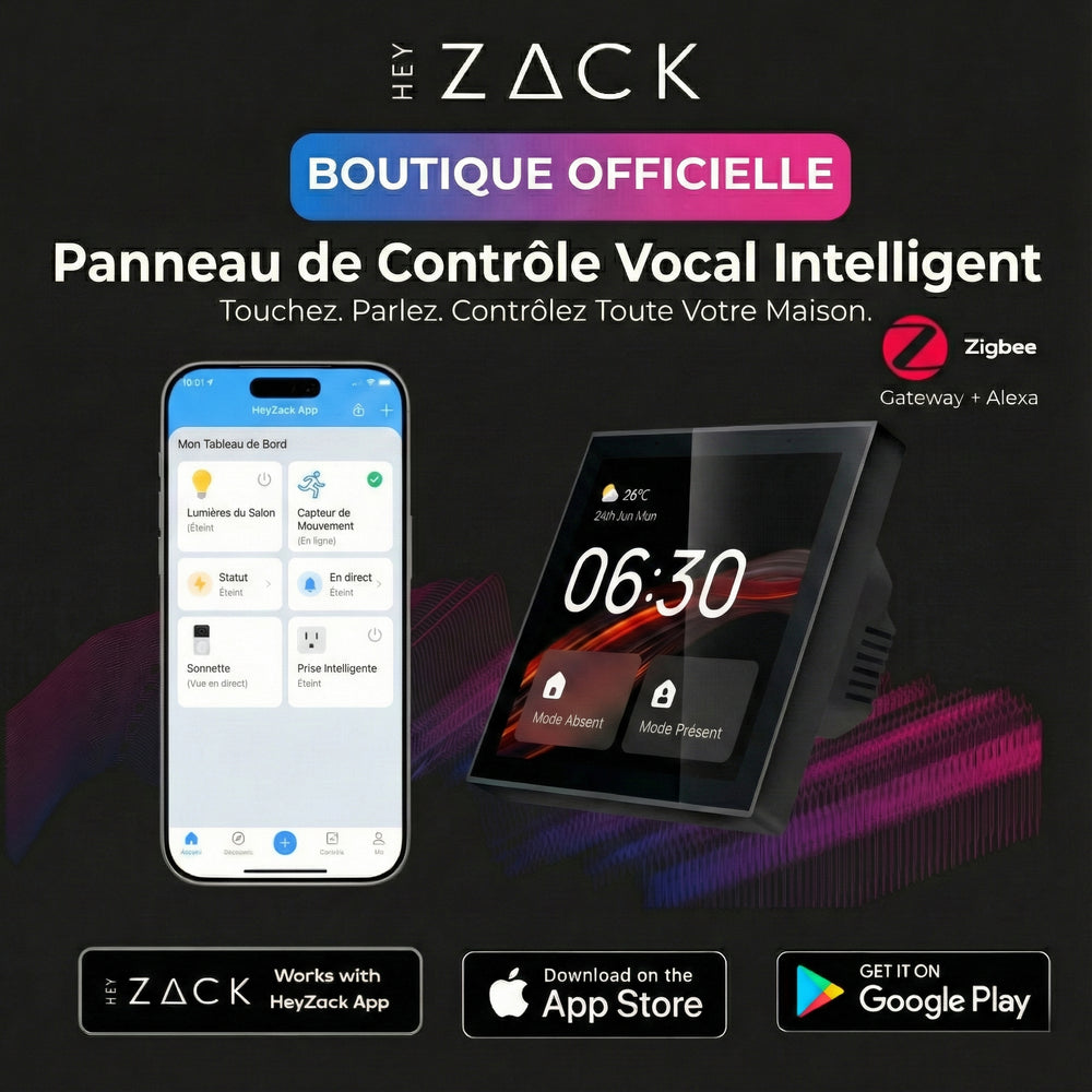 Panneau de commande vocale intelligent tactile 4
