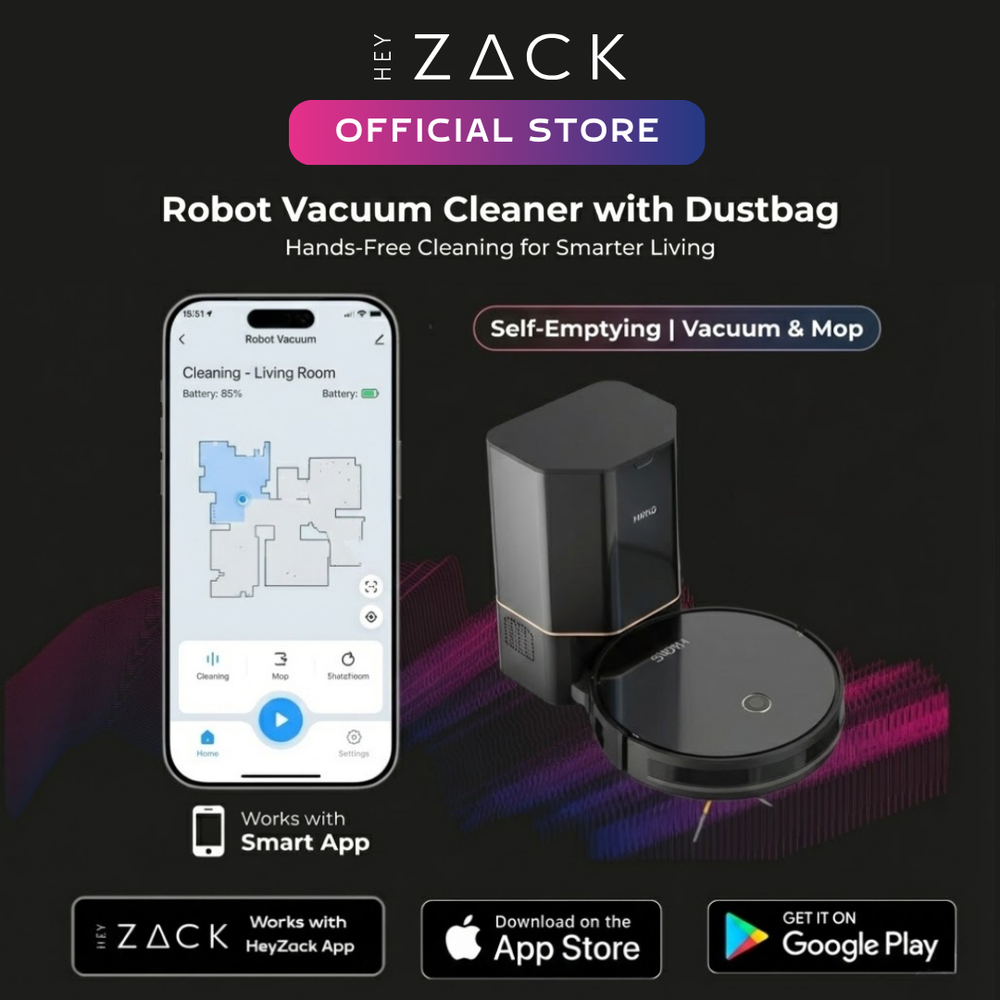 Robot Vacuum Cleaner with Dustbag & Collector Station