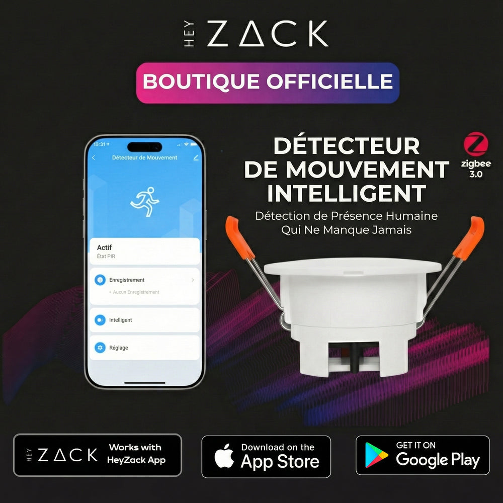 Détecteur de mouvement intelligent monté au plafond à ondes mm (4)