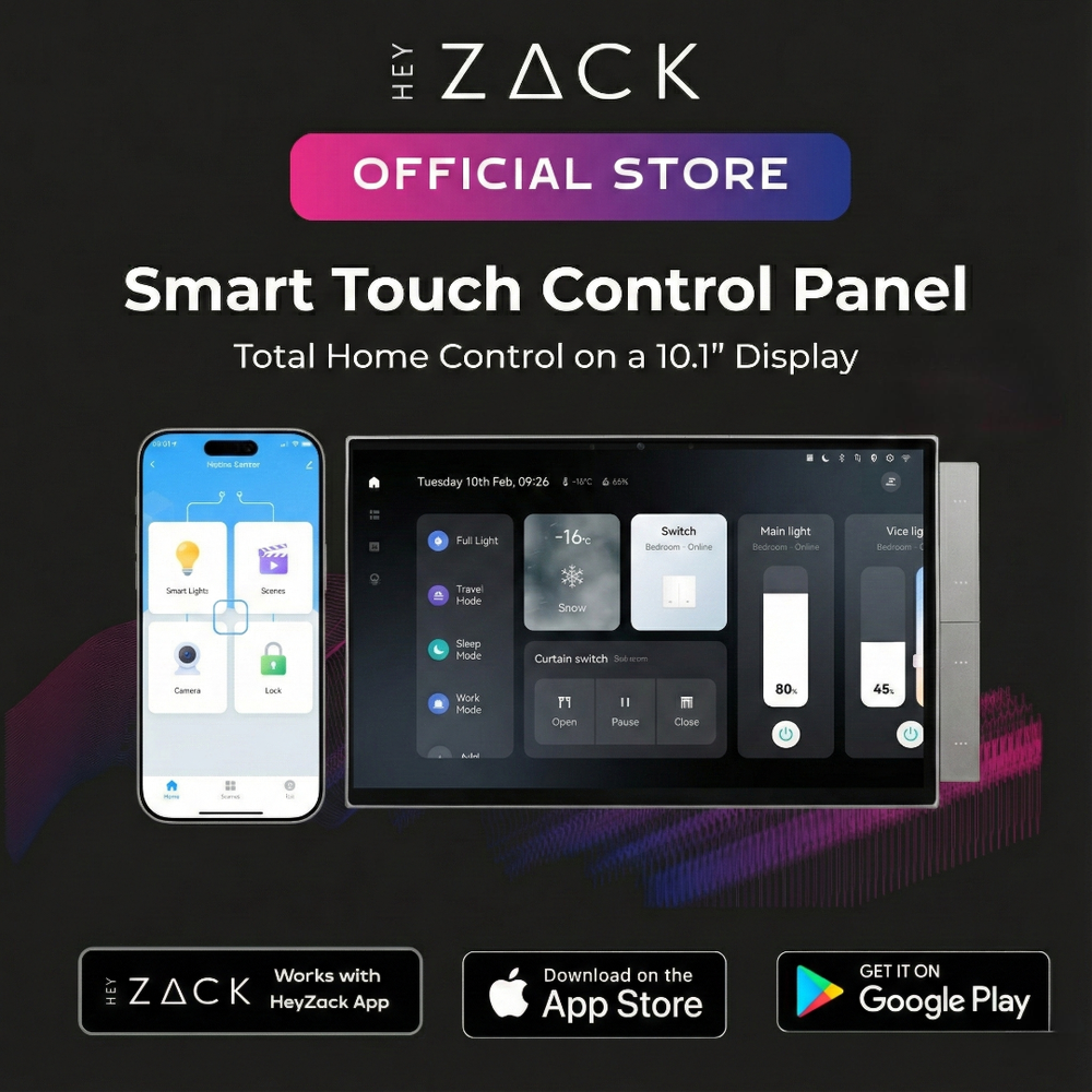 10.1" touch control panel with Gateway