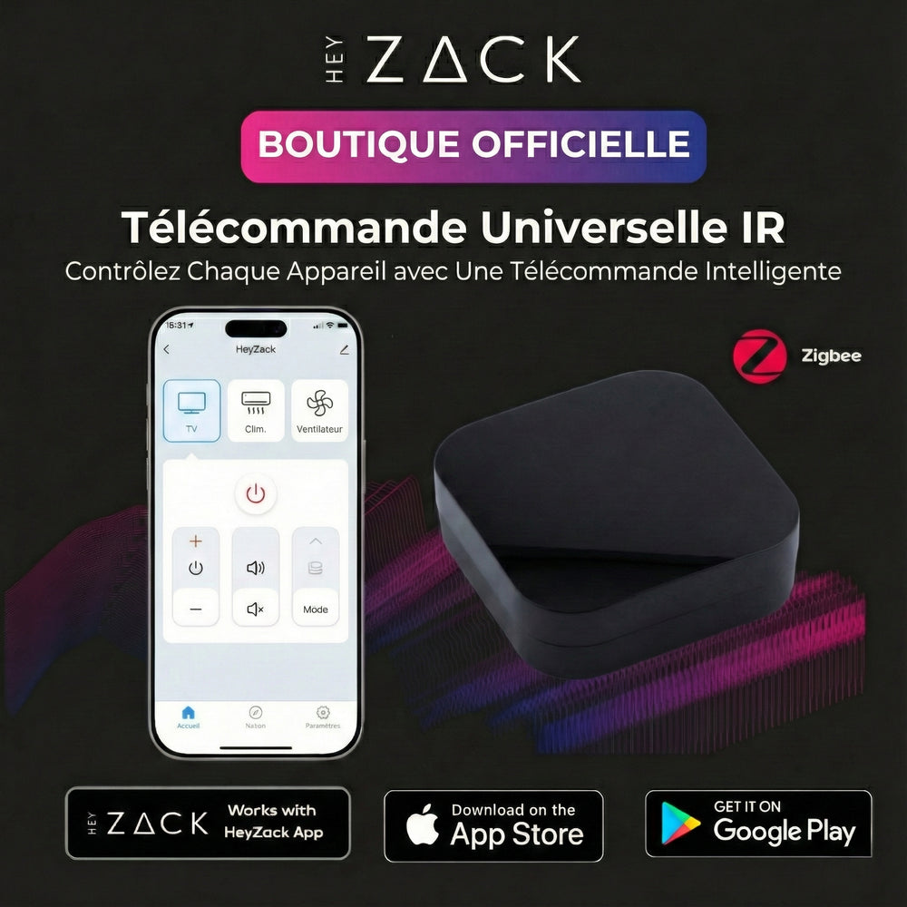 Télécommande universelle IR - Zigbee (batterie)