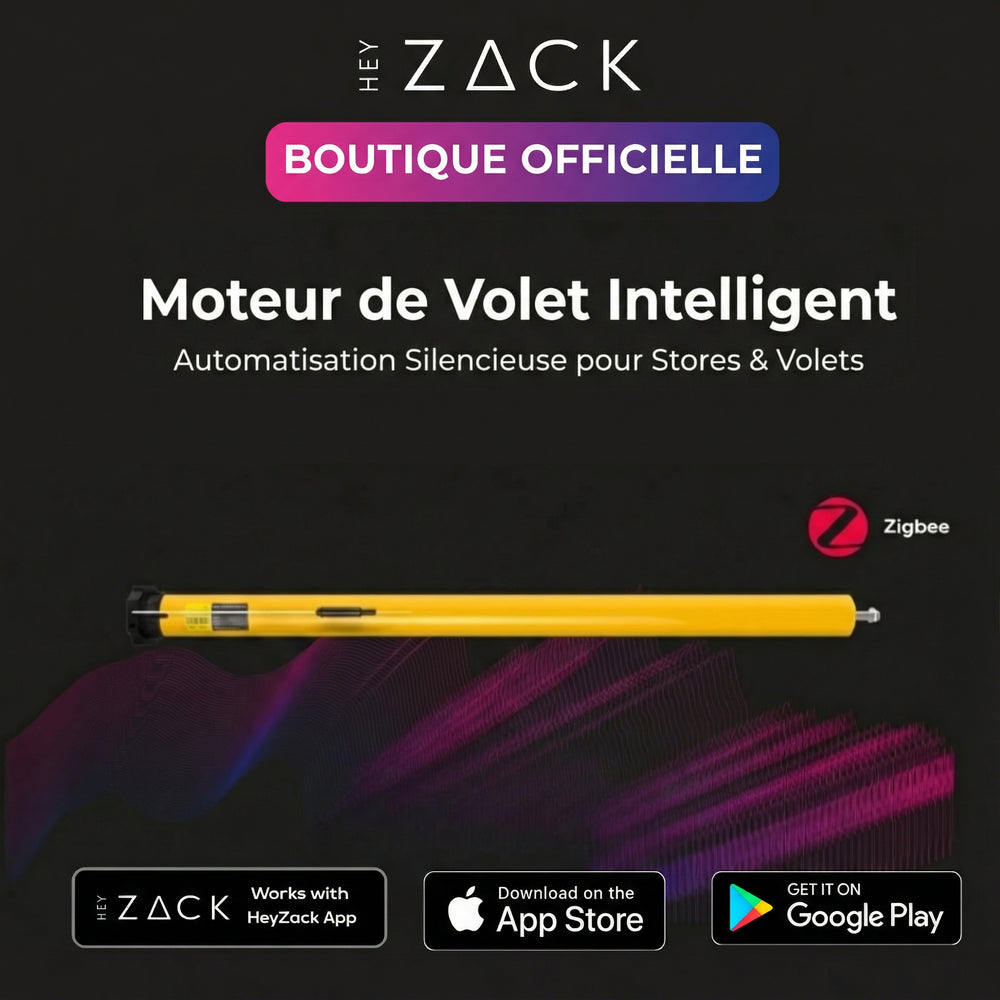 Moteur d'obturateur intelligent Zigbee