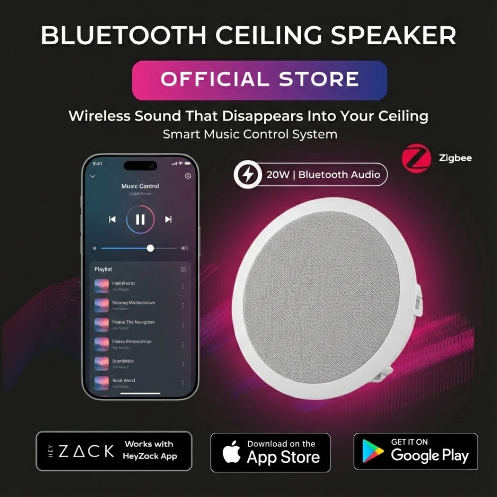 Bluetooth ceiling speakers (slave)