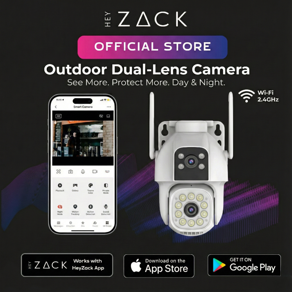 Camera Outdoor wired (Dual-Lens)