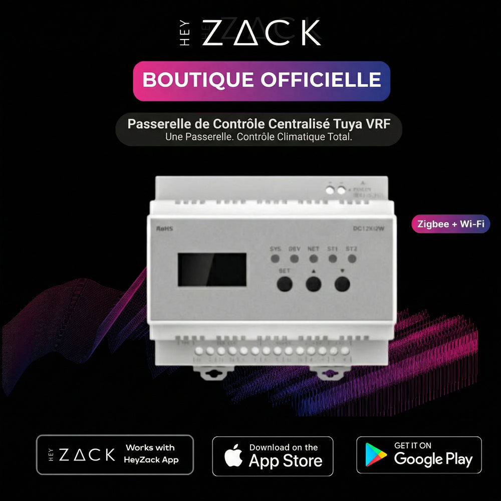 VRF - GS-KT01-ZIG/WIFI, passerelle de contrôle centralisée Tuya VRF