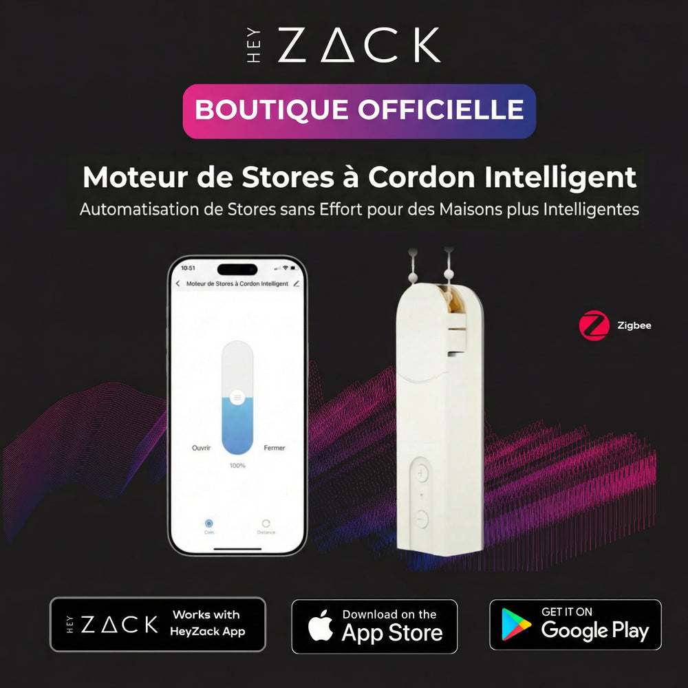 Moteur de stores à corde intelligent