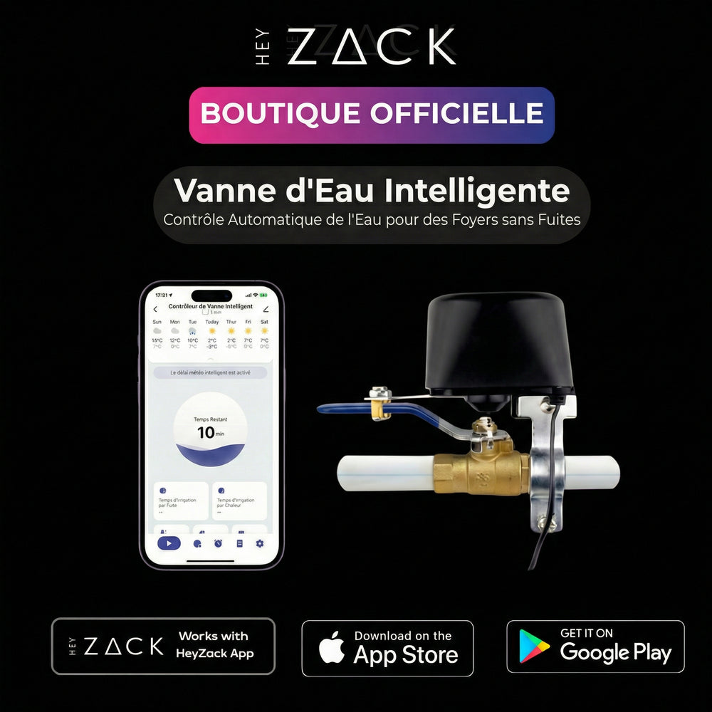 Vanne d'eau intelligente