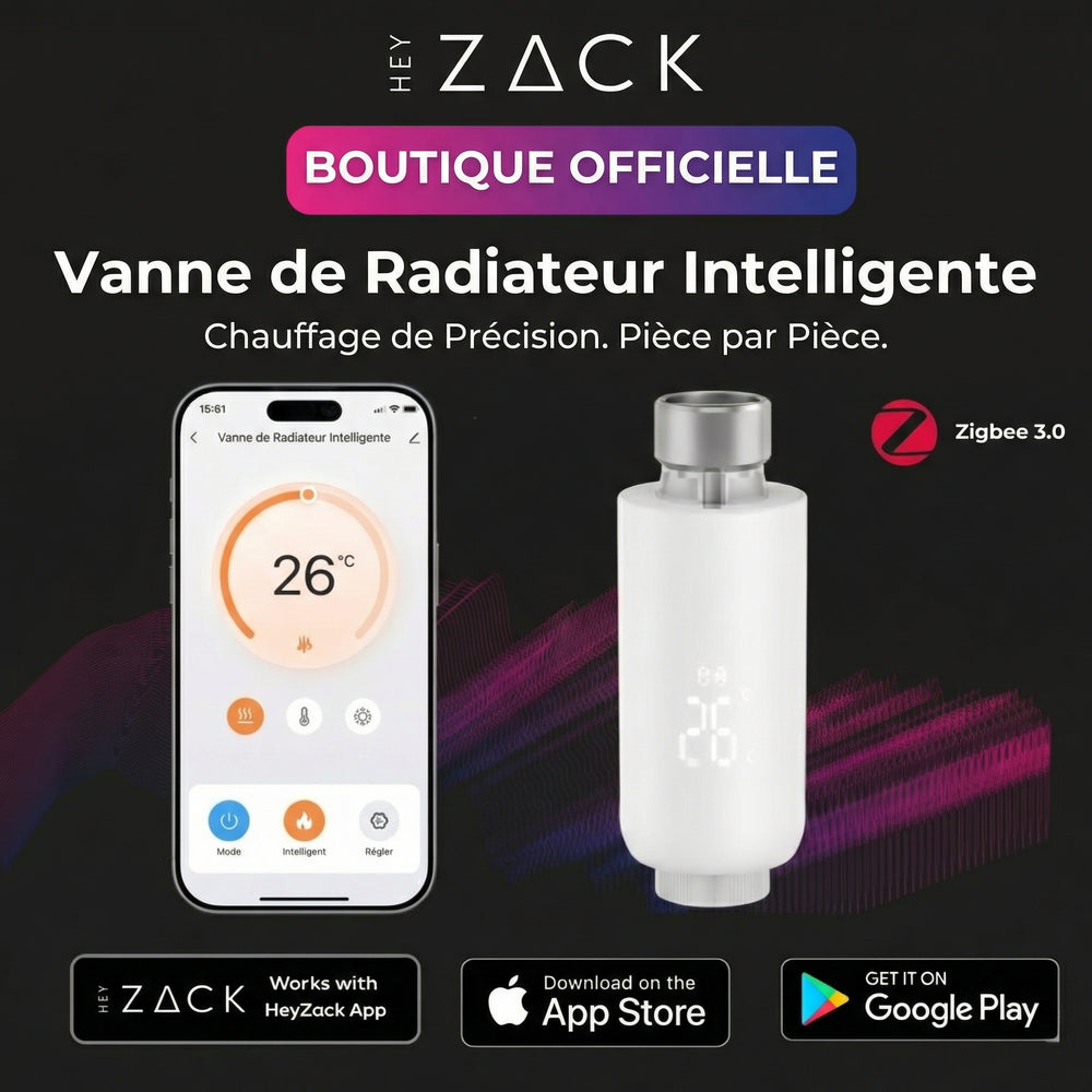 Vanne de radiateur intelligente (Zigbee)
