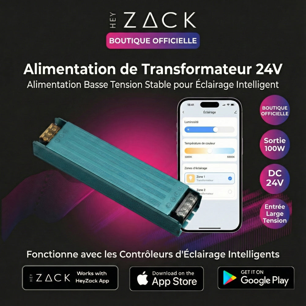 Alimentation par transformateur 24 V
